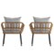 Flash Furniture Natural/Gray PE Rattan Wicker Patio Chairs, 2PK SB-1960-CH-GY-GG - alternate 5